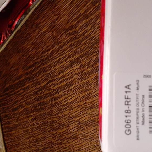 AMERICAN GIRL BRIGHT STRIPES OUTFIT - Picture 8 of 8